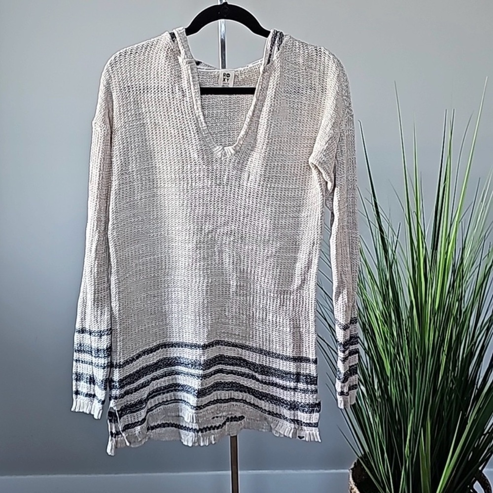 Roxy Boho Crochet Swim Cover Up